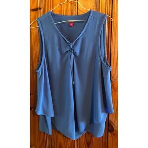 Women’s blue Vince Camuto sleeveless blouse size XL